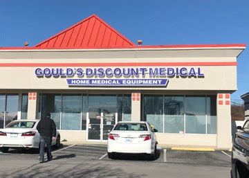 Gould's discount medical - Phone: (502) 935-1100. Address: 7098 Distribution Dr Suite E, Louisville, KY 40258. Website: Medical Equipment & Supplies. 6413 Dutchmans Parkway, Louisville, KY 40205. 3901 Dutchmans Ln, Louisville, KY 40207. View similar Wheelchairs. Suggest an Edit. Get reviews, hours, directions, coupons and more for Gould's Discount Medical. Search for ... 